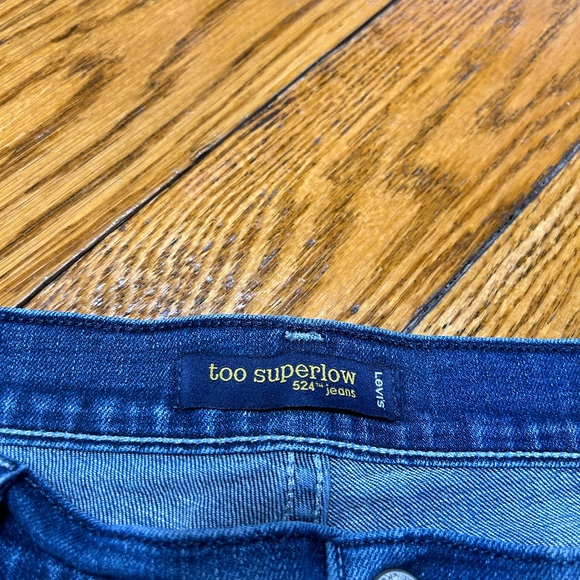 Levi’s 524 Too Superlow jeans.  Size 17 medium but length had been cut. - Picture 2 of 14